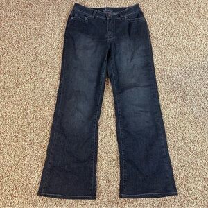 Jag Jeans Womens Bootcut Black Denim Stretch 6P